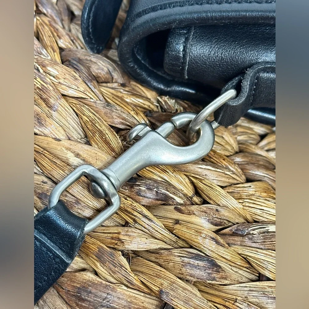 Vintage Coach 9870 Court bag black nickel hardware Costa Rica Y2K 2000s purse - Picture 10 of 14